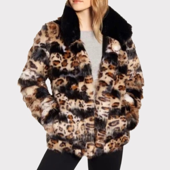 NWOT Sam Edelman Reversible Faux Fur Jacket - Picture 5 of 13